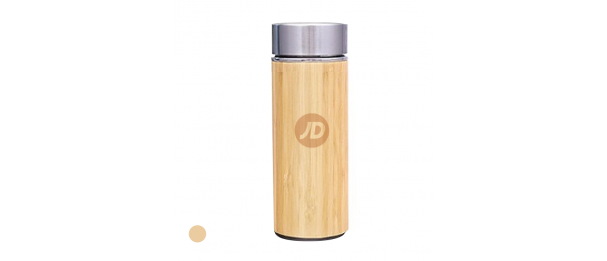 Mini Bamboo Premium Stainless Steel Thermos - 350ml