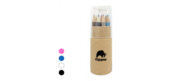 Color Pencil and Sharpener (12 pcs)