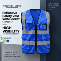 Reflective Safety Vest with Pocket