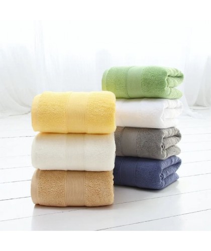 Premium Quality Striped Cotton Bath Towels