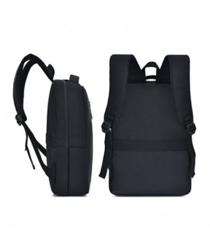 15.6" PU Laptop Backpack With USB Port