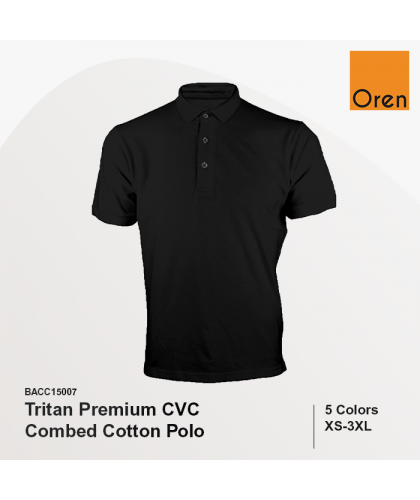 Tritan Premium CVC Combed Cotton Polo