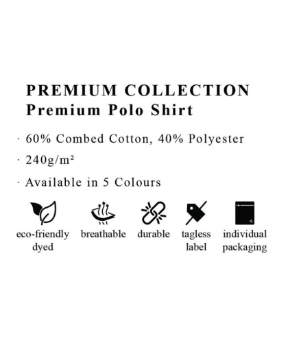 Tritan Premium CVC Combed Cotton Polo