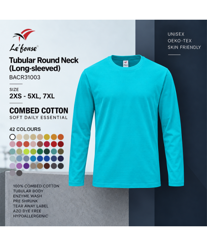 Tubular Round Neck (Long-sleeved)
