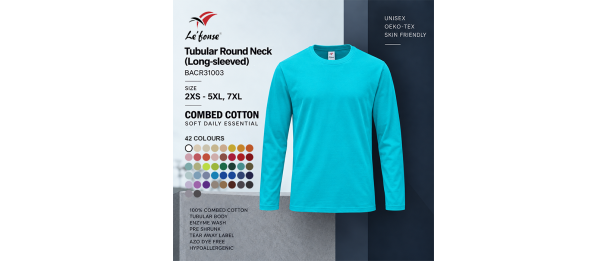 Tubular Round Neck (Long-sleeved)