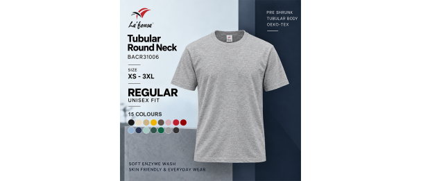 Tubular Round Neck