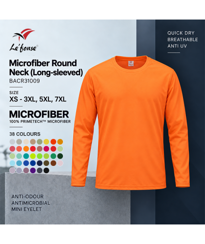 Microfiber Round Neck (Long-sleeved)