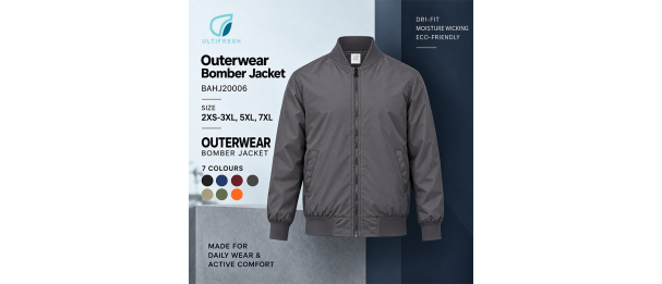 Outerwear Bomber Jacket