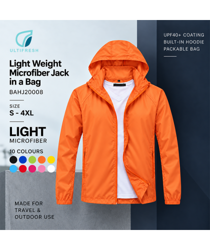 Light Weight Microfiber Jack in a Bag