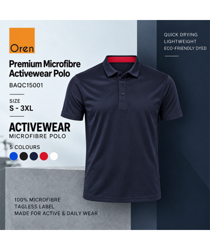Premium Microfibre Activewear Polo