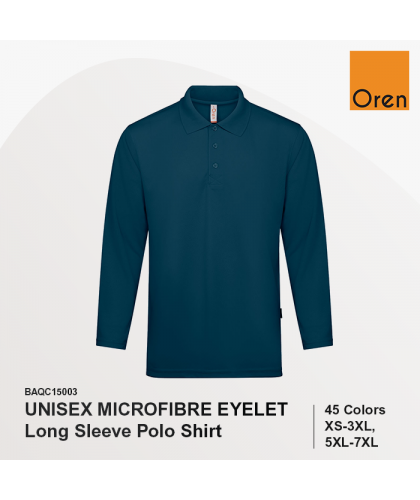 Quick Dry Long Sleeve Basic Polo