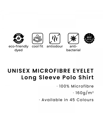 Quick Dry Long Sleeve Basic Polo