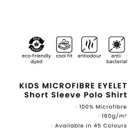 Quick Dry Kid Short Sleeve Basic Polo
