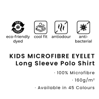 Quick Dry Kid Long Sleeve Basic Polo