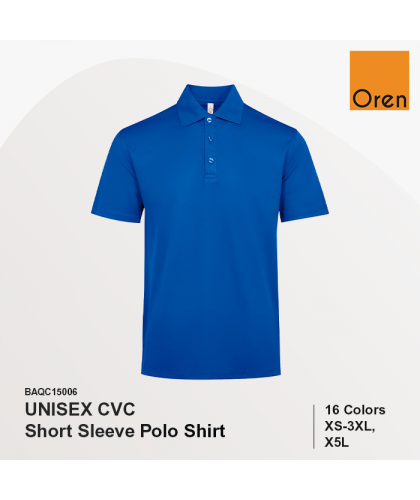 Quick Dry Short Sleeve CVC Basic Polo