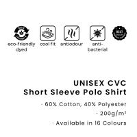 Quick Dry Short Sleeve CVC Basic Polo