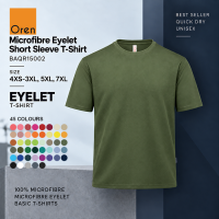 Microfibre Eyelet Short Sleeve T-Shirt