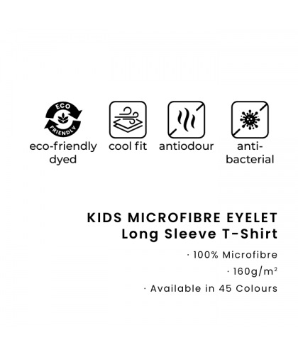 Quick Dry Kid Long Sleeve Basic Tee