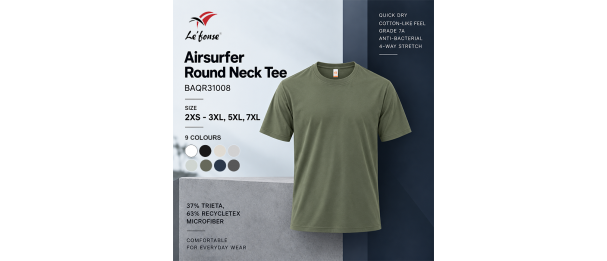 Airsurfer Round Neck Tee