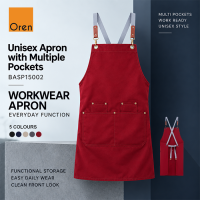 Unisex Apron with Multiple Pockets
