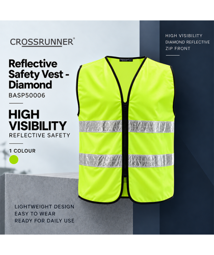 Reflective Safety Vest - Diamond