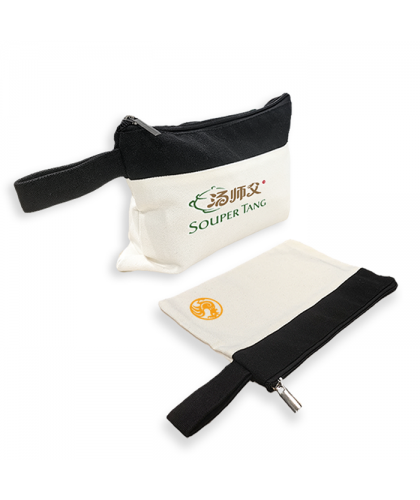JIWA Canvas Zippered Pouch Travel Organizer (24×18)