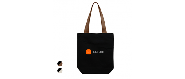 Colour Strip Black Canvas Bag V2 (40×35×10)