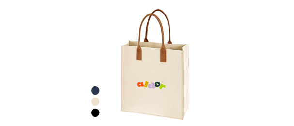 URBAN Felt 2 Tone Tote Bag (31×31×13)