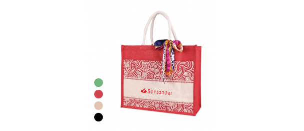 LINVIA Jute Bag With Twilly