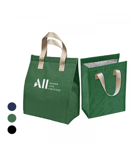 Insulated Thermal Polyester Lunch Cooler Bag – L