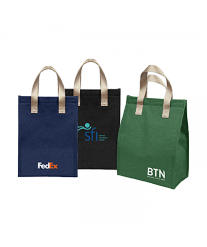 Insulated Thermal Polyester Lunch Cooler Bag – L