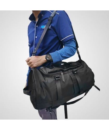 HYKE 2 Travel Nylon Duffel Two Way Bag