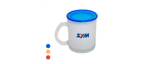 Mug with Frosted Glass with PP Cover