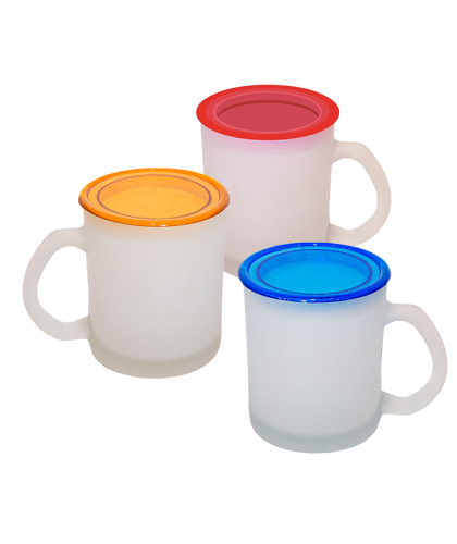 Mug with Frosted Glass with PP Cover