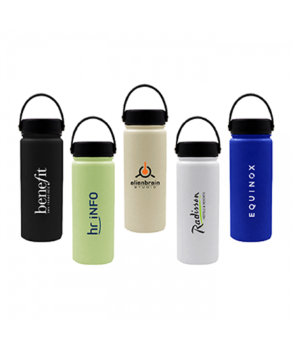 YOUNG Double Wall Stainless Steel Flask with Handle - 600ml