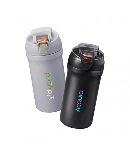 LINK Dual Lid 316 S.Steel Bottle with Straw - 600ml