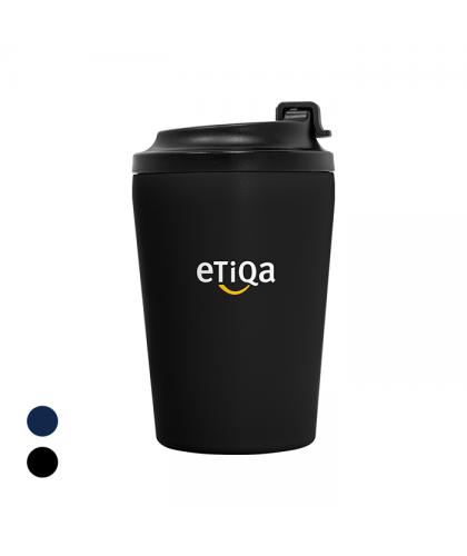FLIPSIP Double Wall Stainless Steel Coffee Mug – 350ml