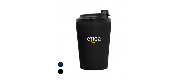 FLIPSIP Double Wall Stainless Steel Coffee Mug – 350ml
