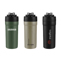 TIGO Stainless Steel Bottle with Straw Carry Handle 