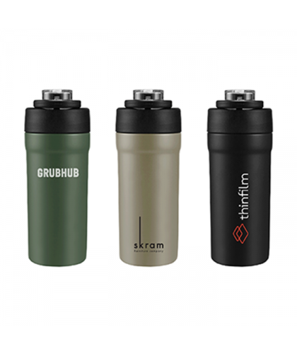 TIGO Stainless Steel Bottle with Straw Carry Handle 