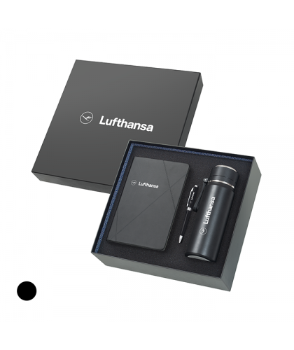  3 in 1 Gift Set (Vacuum Flask + Metal Pen + Notebook)