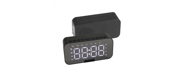 CLORIX Bluetooth Speaker with Digital Clock