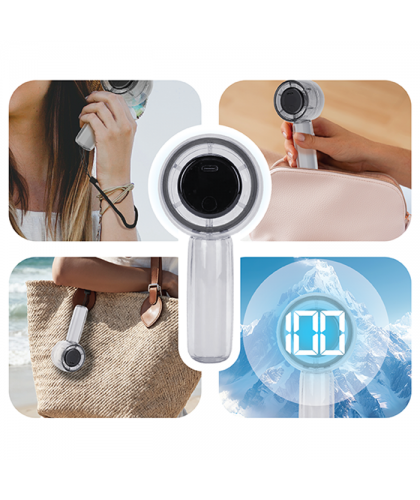 FLOW Handheld LED Mini Fan (1800mAh)