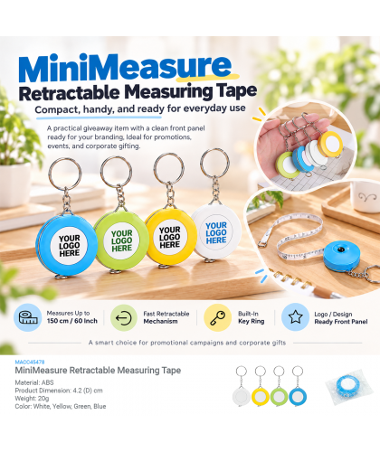 MiniMeasure Retractable Measuring Tape