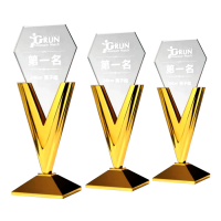 Exclusive Metal Crystal Award