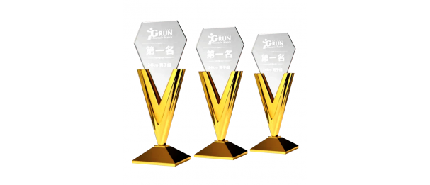 Exclusive Metal Crystal Award