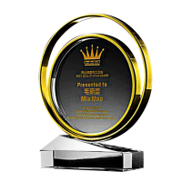 Exclusive Metal Crystal Award