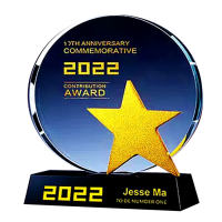 Exclusive Metal Crystal Award