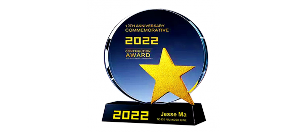 Exclusive Metal Crystal Award