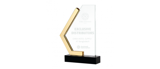 Exclusive Metal Crystal Award